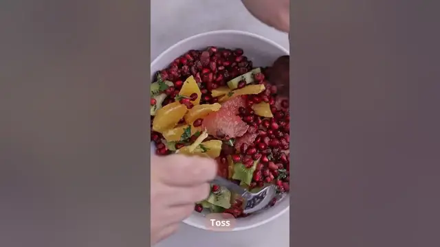 'Video thumbnail for How to Make Winter Fruit Salad 馃憠 The Easiest and Healthiest Recipe!馃槏'