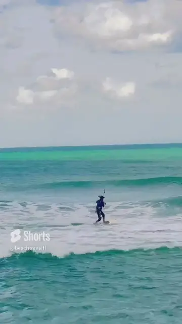 'Video thumbnail for Kites Surfing Ponce Inlet Beach Florida'
