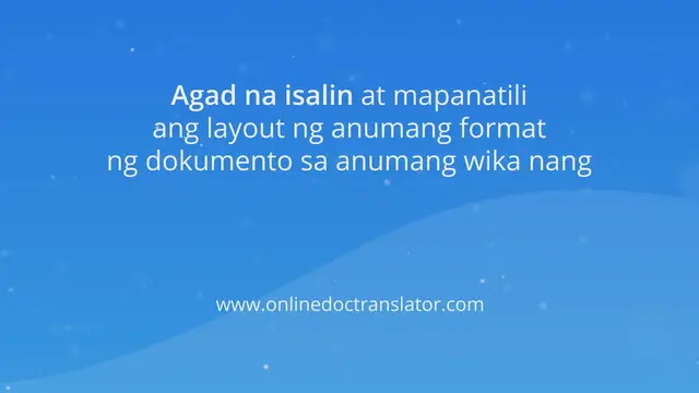 'Video thumbnail for Doc Translator: Paano ko magagamit ang tagasalin ng dokumento?'