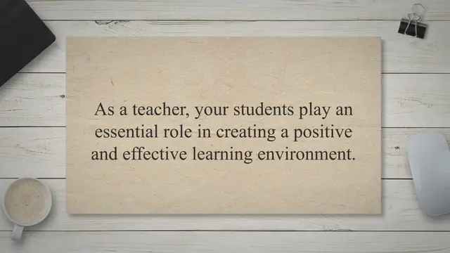 'Video thumbnail for Roles and Responsibilities of Students in the Classroom'