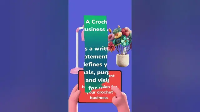 'Video thumbnail for Learn How To Write A Crochet Business Plan #shorts'