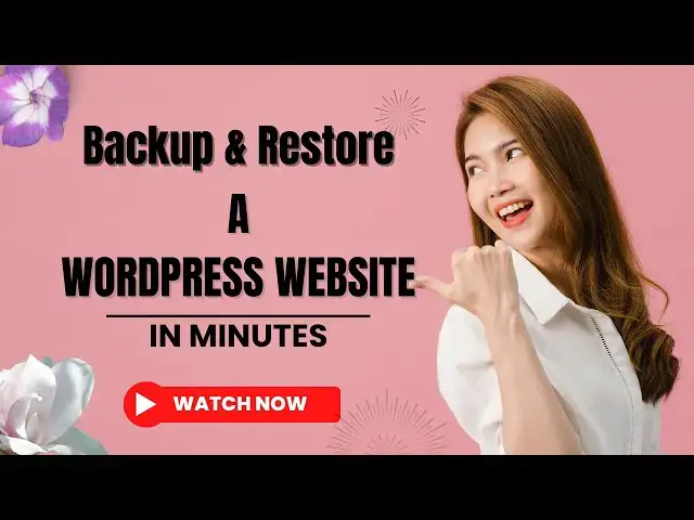 'Video thumbnail for Backup & Restore A WordPress Website in Minutes with the WPVivid Plugin'