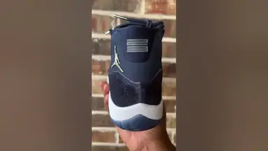 'Video thumbnail for 2022 Women’s Air Jordan 11 “Blue Velvet” #AirJordan11'
