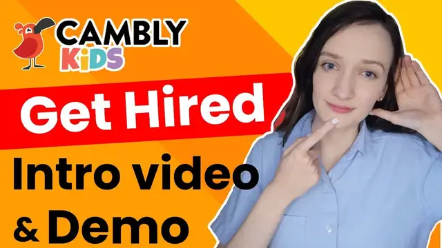 'Video thumbnail for Cambly Kids Demo and Intro Video | Get Hired in 2021'