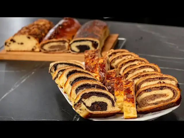 'Video thumbnail for Cozonac ardelenesc - coardă cu nucă, cu mac sau cu brânză și aluat pufos (colaci) | Savori Urbane'