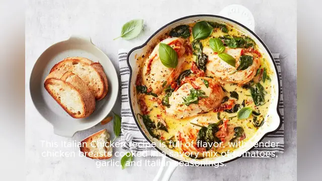 'Video thumbnail for italian chicken recipe'