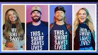 'Video thumbnail for Country Artists Support St. Jude With This Shirt Saves Lives'