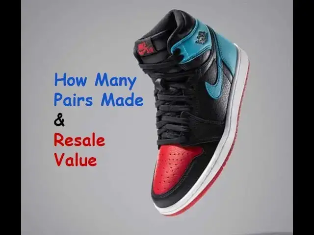 'Video thumbnail for Air Jordan 1 UNC To Chicago | Resale Value & How Many Pairs Possibly Made?'