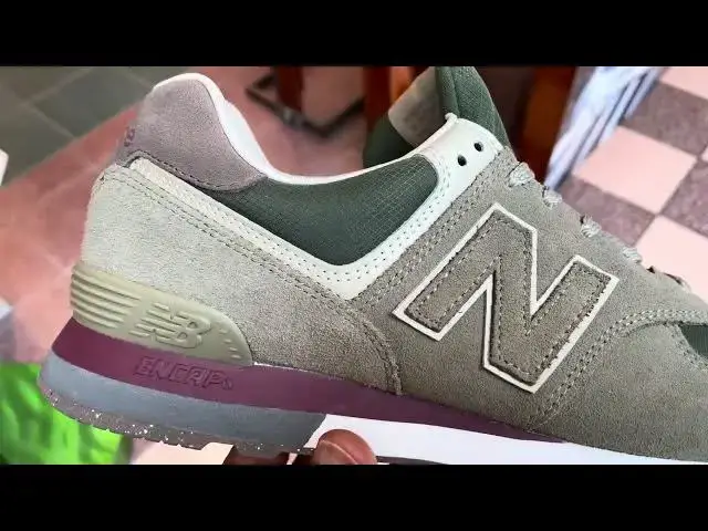 'Video thumbnail for The New balance 574 olive green & Maroon Sneakers are Unmatched, I Love them'