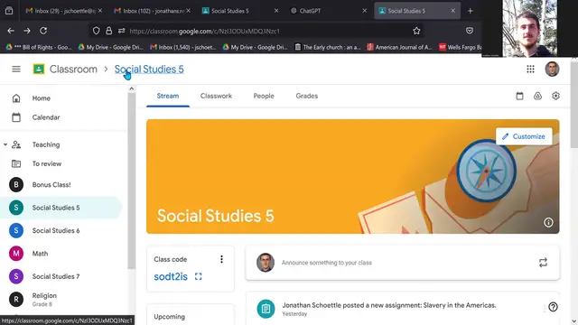 'Video thumbnail for Google Classroom Tutorial'