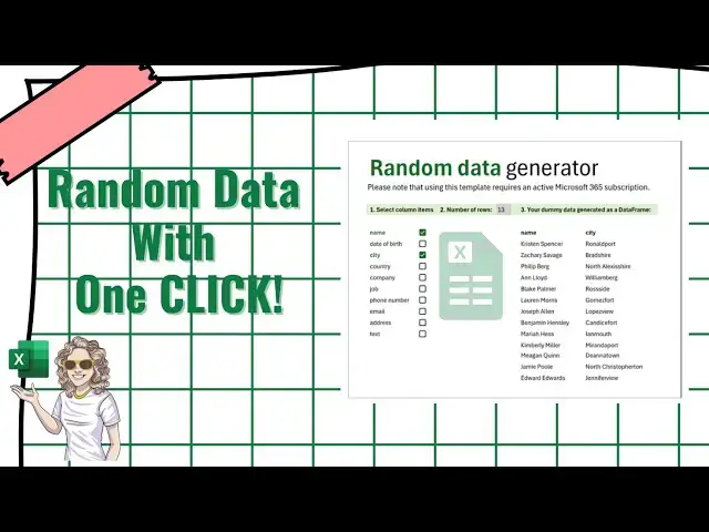 'Video thumbnail for Unlock the Power of Random Data Generation in Excel 365'