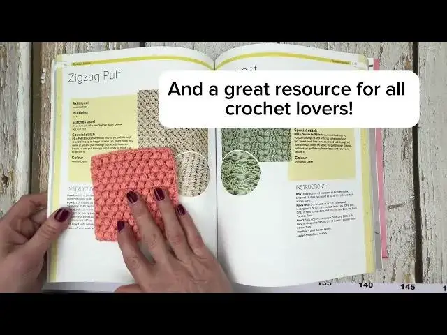 'Video thumbnail for Crochet Book Review of Bella Coco's Crochet Stitch Library by Lynne Rowe'