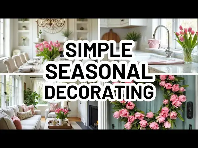 'Video thumbnail for SIMPLIFY SEASONAL DECORATING with the Easy Eight Method | Home Decorating Ideas'