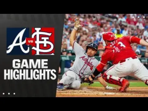 'Video thumbnail for Atlanta Braves at St. Louis Cardinals Full-Game Highlights! | 07/11/2025'