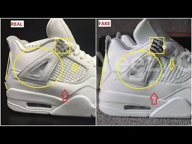 'Video thumbnail for Fake Air Jordan 4 Pure Money Spotted- Quick Ways To Identify Them'