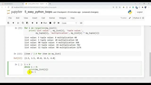 'Video thumbnail for 5 Easiest Ways to Iterate Through Python Lists and Tuples'