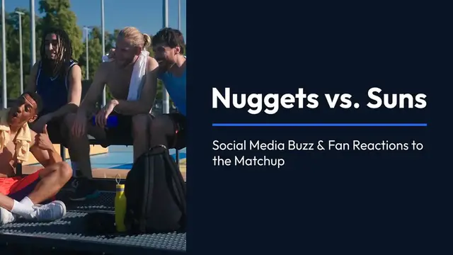 'Video thumbnail for Nuggets vs. Suns Social Media Buzz & Fan Reactions to the Matchup (Taps into social media engagement)'