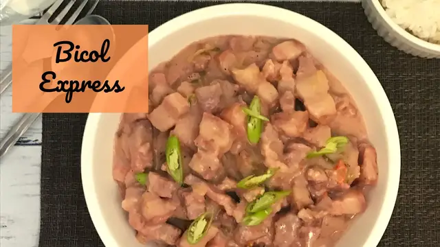 'Video thumbnail for Bicol Express Recipe'
