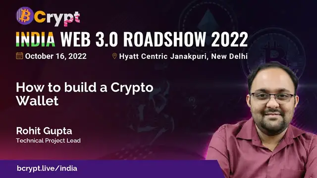 'Video thumbnail for How to build a Crypto Wallet by Rohit Gupta'