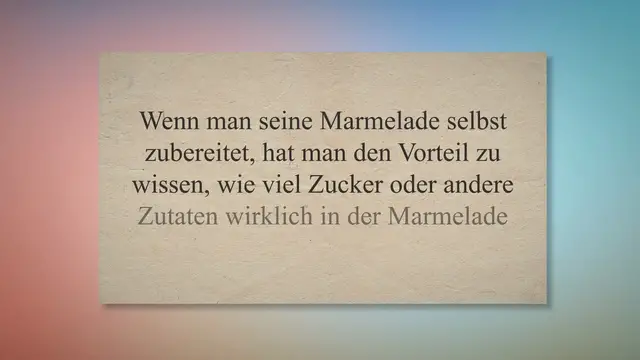 'Video thumbnail for Marmelade mit Konjakmehl'