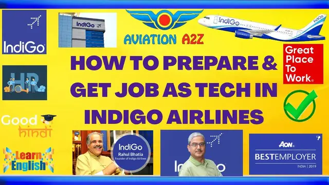 'Video thumbnail for How To Prepare & Get JOB As technician in INDIGO AIRLINES |AVIATIONA2Z ©| #indigo #airline #job #ame'