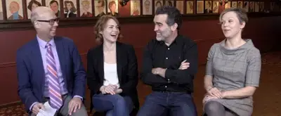 'Video thumbnail for Brian d'Arcy James, Holley Fain & Emily Bergl Reveal Backstage Secrets of THE FERRYMAN!'