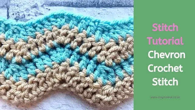 'Video thumbnail for How to Crochet Chevron Stitch for Beginners'