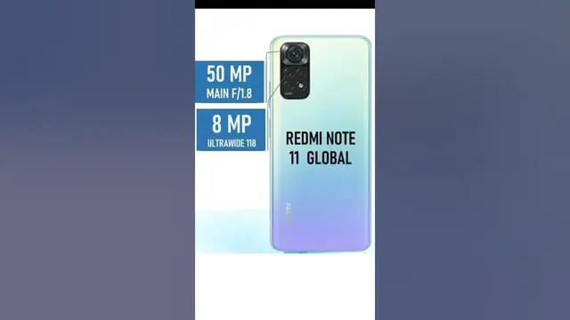 'Video thumbnail for Redmi note 11 pro Global #shorts'