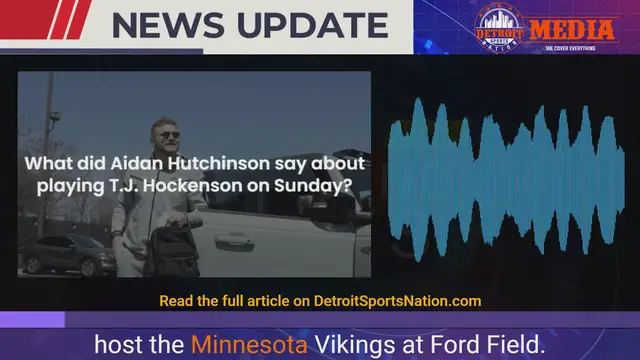 'Video thumbnail for Aidan Hutchinson is ready to talk smack to T.J. Hockenson'
