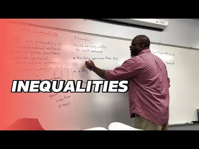 'Video thumbnail for How To Write & Graph Inequalities'