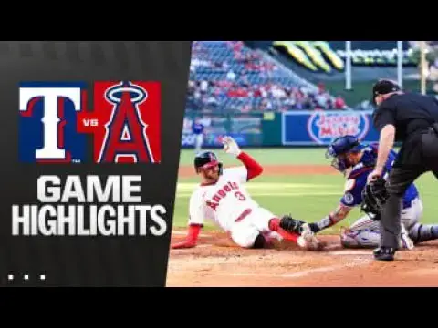 'Video thumbnail for Texas Rangers at Los Angeles Angels Full-Game Highlights! | 07/10/2025'