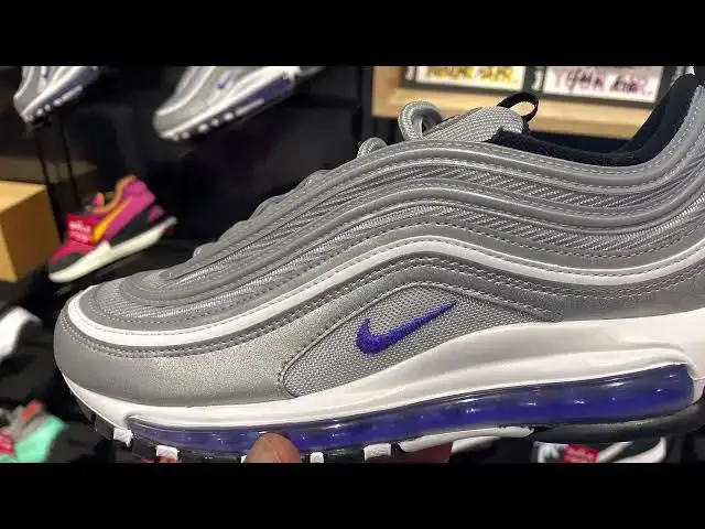 'Video thumbnail for Quick Look At The Nike Air Max 97 Purple Bullet & Buy It Now Under Retail'