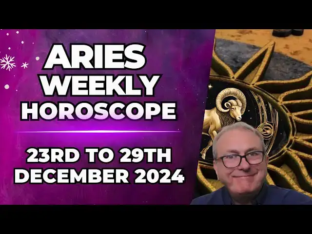 'Video thumbnail for Aries Weekly Horoscope 23rd to 29th December 2024'