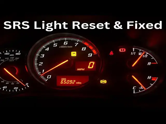 'Video thumbnail for How to Reset and Fix SRS Warning Light'