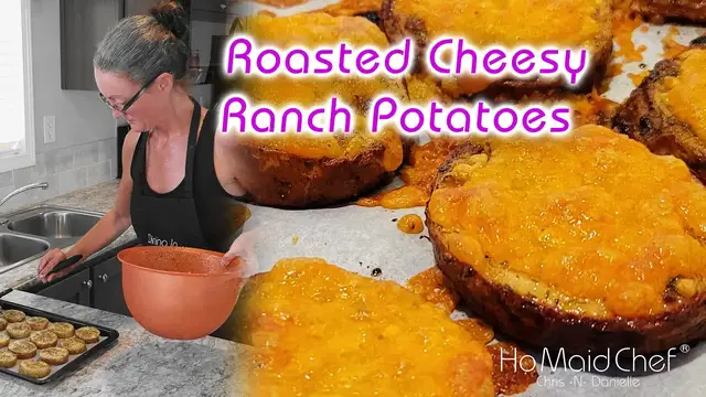 'Video thumbnail for Roasted Cheesy Ranch Potatoes| Dining In With Danielle | An Easy And Delicious Recipe'