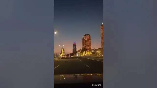 'Video thumbnail for Drive through Pearl Island Qatar at Night 😍 #qatar #travel'