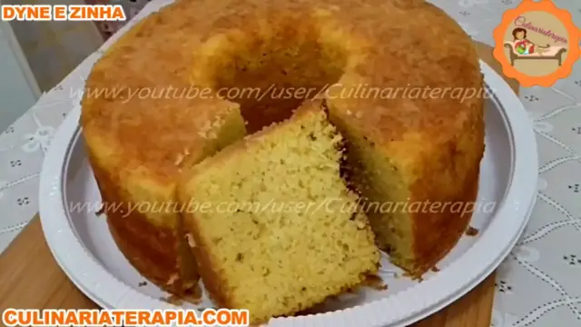 'Video thumbnail for Bolo Fofinho de Fubá de Milho com Leite de Coco - O Puro Sabor Tradicional da Roça'