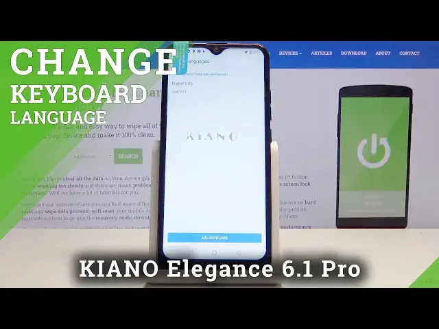 'Video thumbnail for How to Change Keyboard Language in KIANO Elegance 6.1 Pro - Language Settings'
