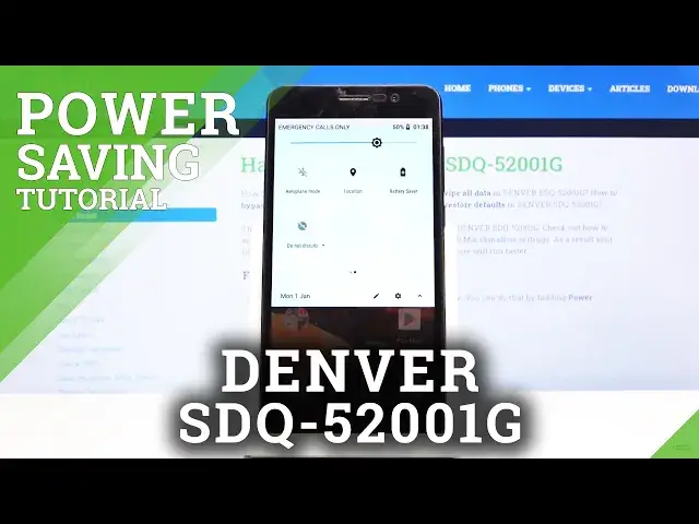 'Video thumbnail for How to Turn On / Off Power Saving Mode in DENVER SDQ-52001G – Battery Retention'