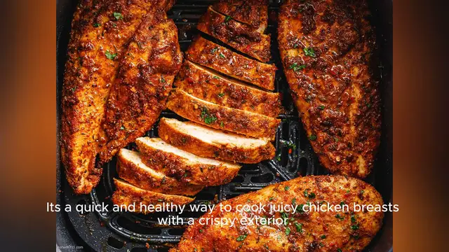 'Video thumbnail for air fryer chicken breast recipe'