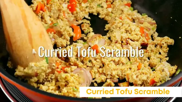 'Video thumbnail for Curried Tofu Scramble - Low Carb Breakfast Recipe'