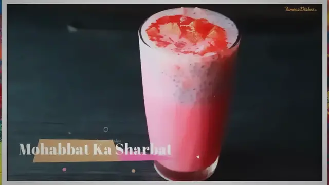 'Video thumbnail for Authentic Mohabbat Ka Sharbat Recipe for a Refreshing Drink.'