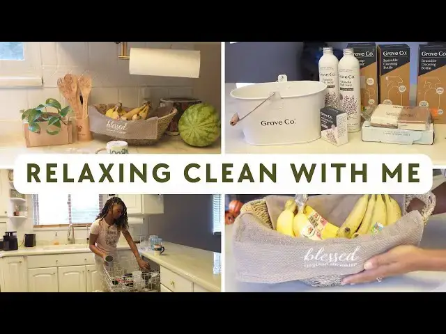 'Video thumbnail for Catch Up And Clean With Me: Relaxing Cleaning Motivation With Grove Collaborative'