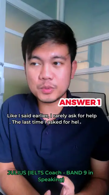 'Video thumbnail for IELTS SPEAKING PART 1 TOPIC: Asking For Help'