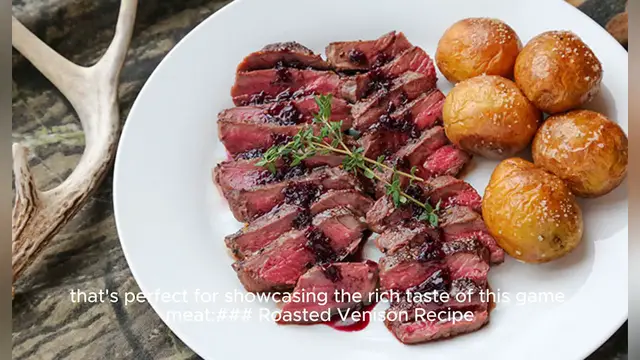 'Video thumbnail for venison recipe'