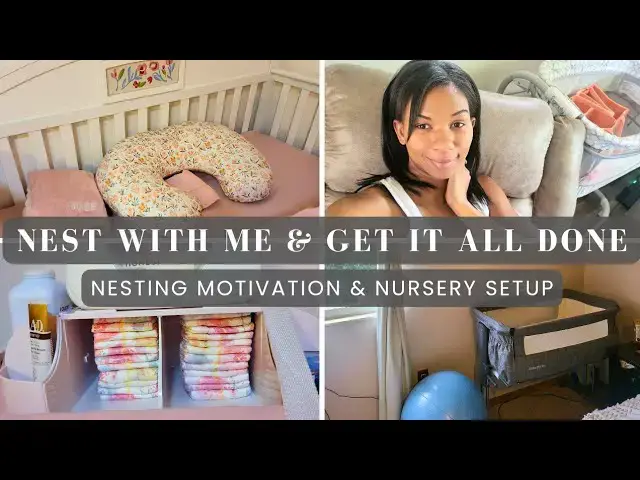 'Video thumbnail for Nest With Me + Get It All Done: Baby Girl Nursery Setup featuring Mika & Mickey Bassinet'