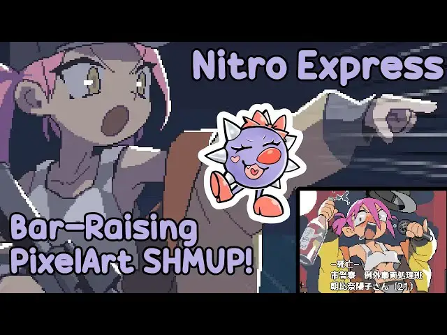 'Video thumbnail for 🔴Cutest Pixels, Biggest Guns! 🎀 Zelda Plays Nitro Express'