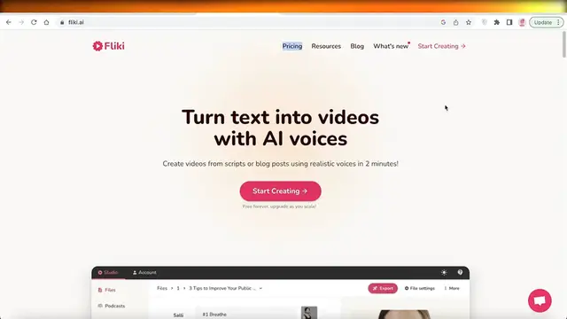 'Video thumbnail for How To Create AI Voiceover With Fliki For YouTube Videos (2024)'