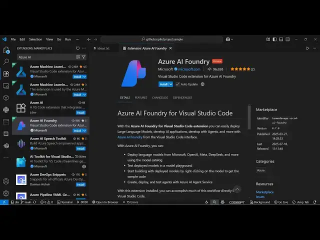 'Video thumbnail for Microsoft Azure AI Foundry VSCode Extension is INSANE For Coding Like Github Copilot??'