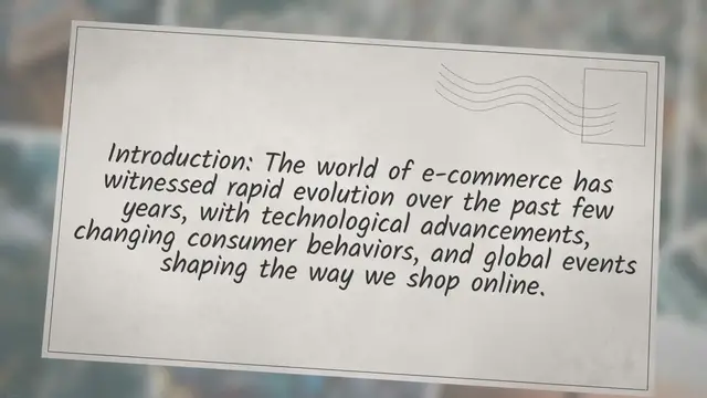 'Video thumbnail for The Evolution of E-Commerce: Trends Shaping the Future of Online Shopping'